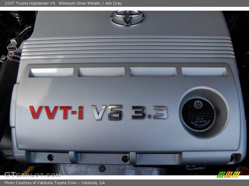 Millenium Silver Metallic / Ash Gray 2007 Toyota Highlander V6