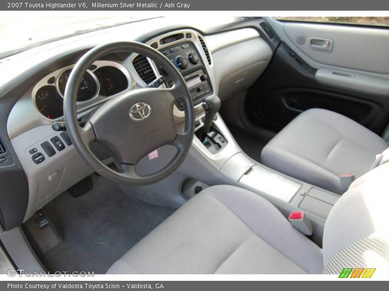 Millenium Silver Metallic / Ash Gray 2007 Toyota Highlander V6