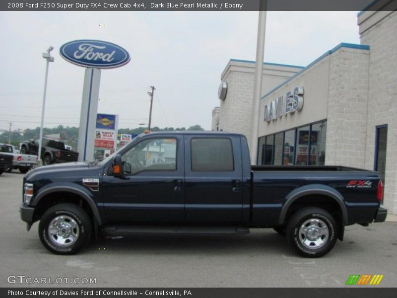 Dark Blue Pearl Metallic / Ebony 2008 Ford F250 Super Duty FX4 Crew Cab 4x4