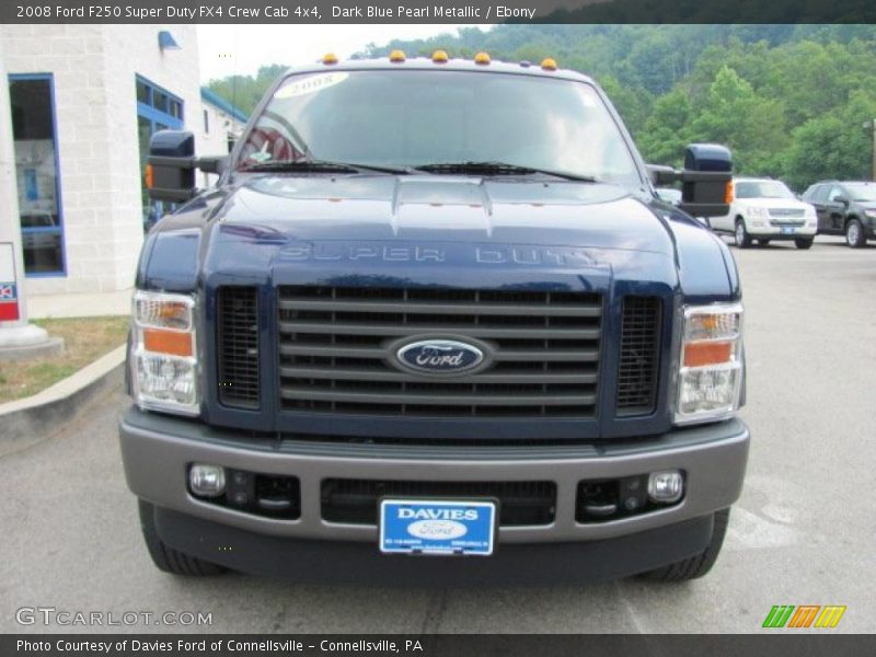 Dark Blue Pearl Metallic / Ebony 2008 Ford F250 Super Duty FX4 Crew Cab 4x4