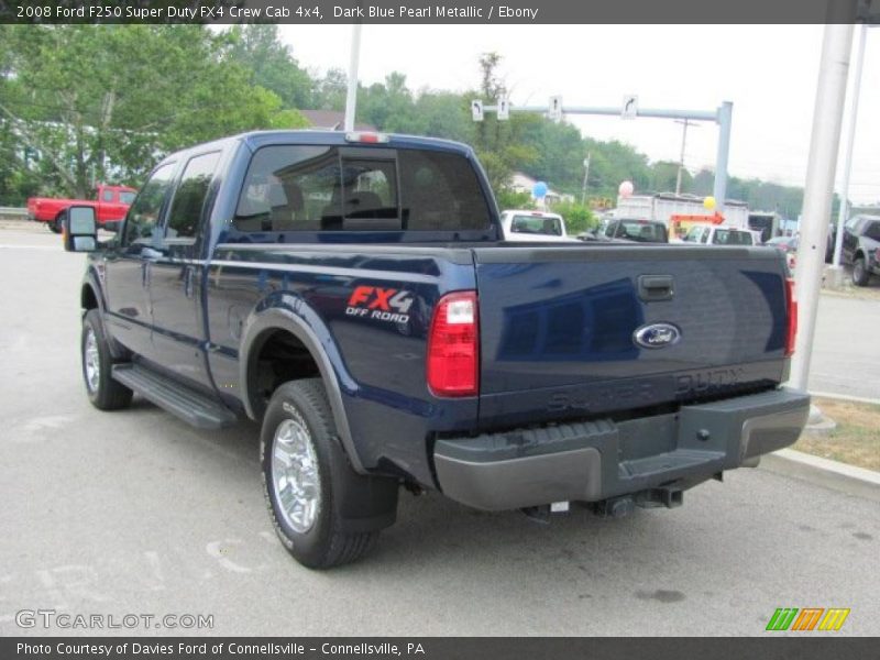 Dark Blue Pearl Metallic / Ebony 2008 Ford F250 Super Duty FX4 Crew Cab 4x4