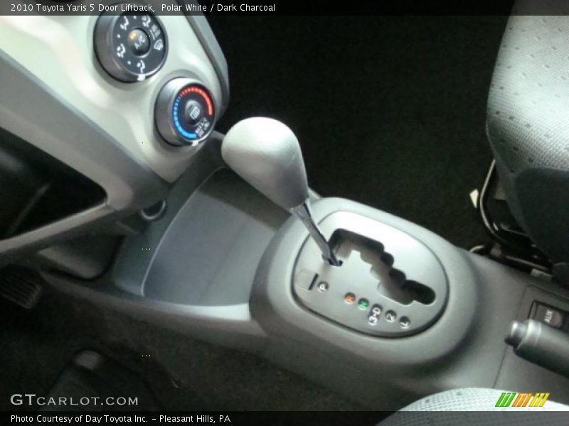 Polar White / Dark Charcoal 2010 Toyota Yaris 5 Door Liftback