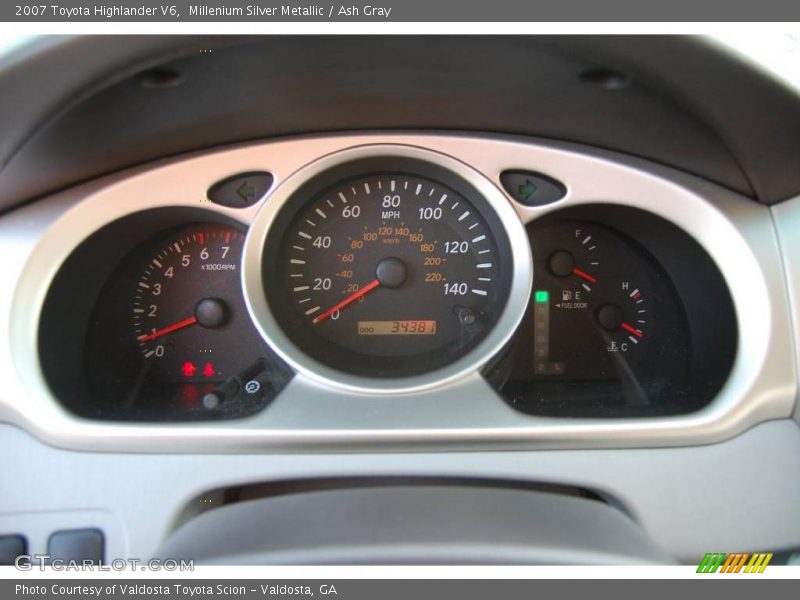Millenium Silver Metallic / Ash Gray 2007 Toyota Highlander V6