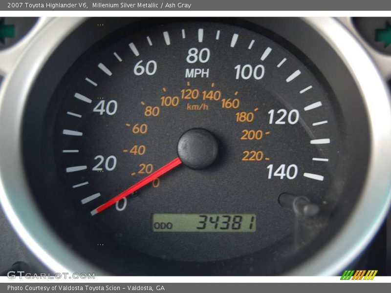 Millenium Silver Metallic / Ash Gray 2007 Toyota Highlander V6