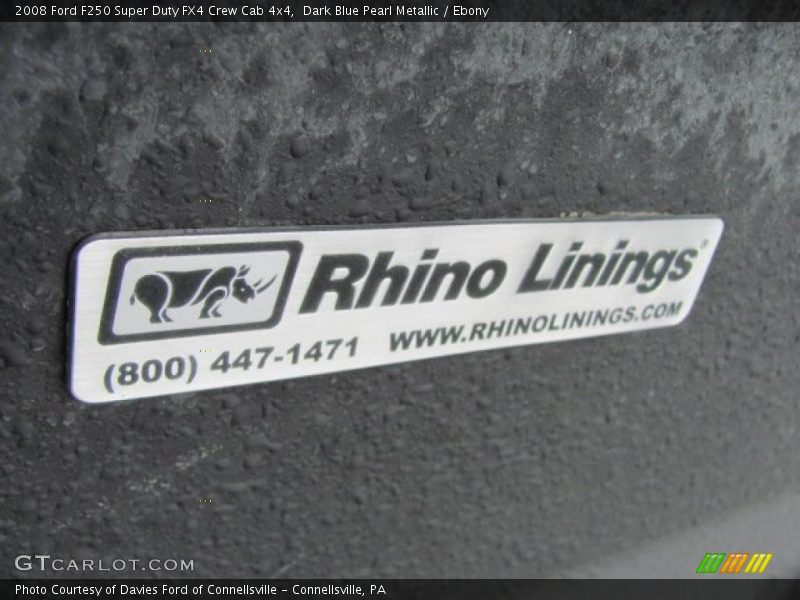 Dark Blue Pearl Metallic / Ebony 2008 Ford F250 Super Duty FX4 Crew Cab 4x4