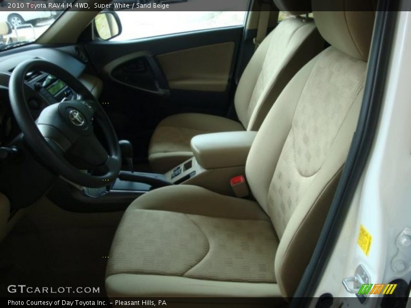 Super White / Sand Beige 2010 Toyota RAV4 I4 4WD
