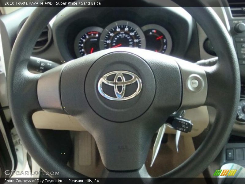 Super White / Sand Beige 2010 Toyota RAV4 I4 4WD
