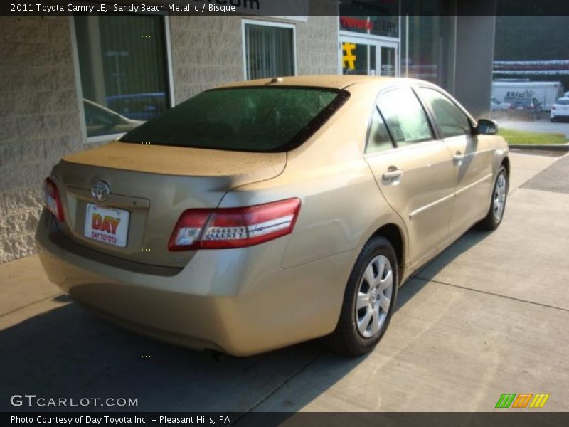 Sandy Beach Metallic / Bisque 2011 Toyota Camry LE