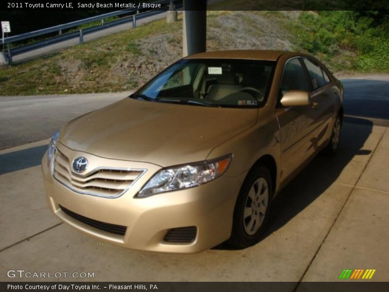 Sandy Beach Metallic / Bisque 2011 Toyota Camry LE