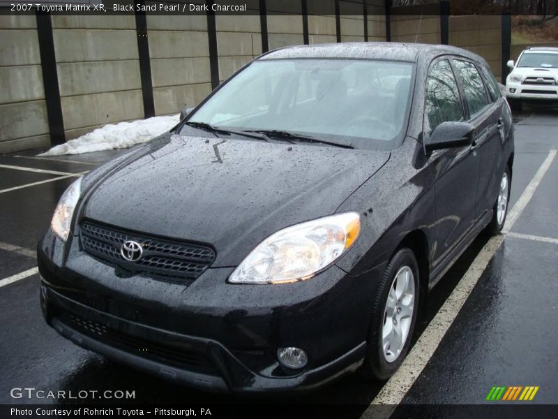 Black Sand Pearl / Dark Charcoal 2007 Toyota Matrix XR