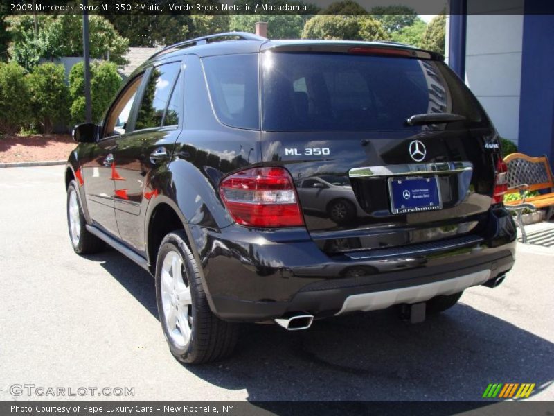 Verde Brook Metallic / Macadamia 2008 Mercedes-Benz ML 350 4Matic