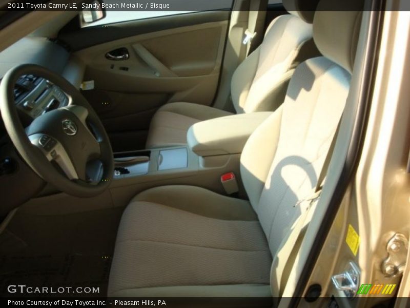 Sandy Beach Metallic / Bisque 2011 Toyota Camry LE