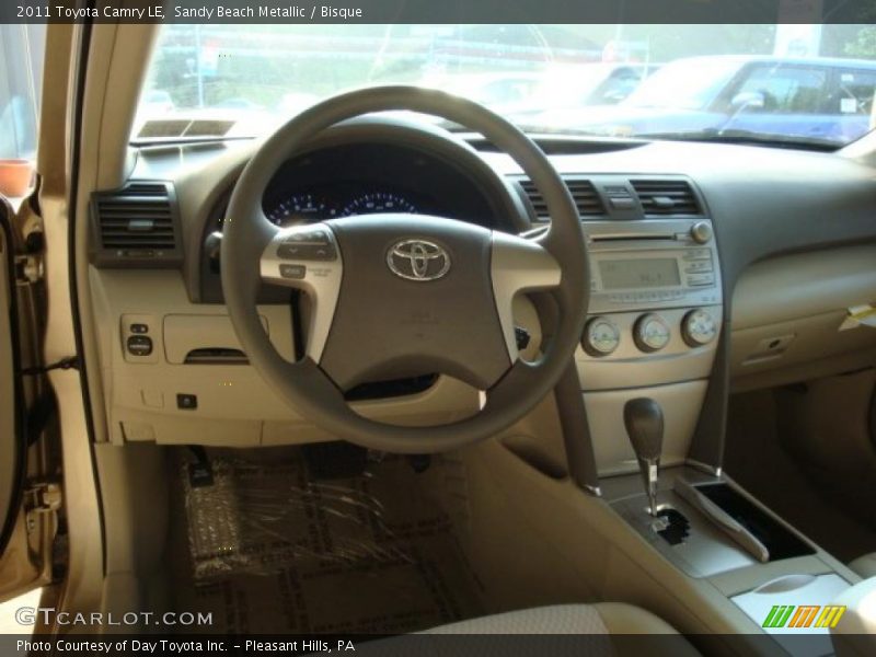 Sandy Beach Metallic / Bisque 2011 Toyota Camry LE