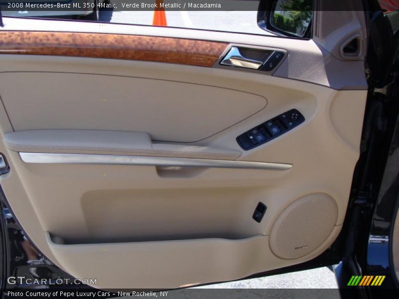 Verde Brook Metallic / Macadamia 2008 Mercedes-Benz ML 350 4Matic