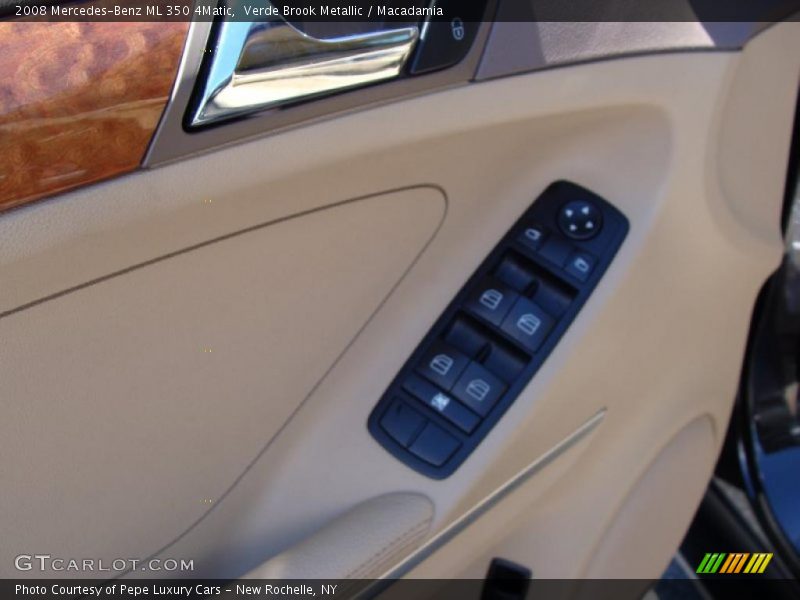 Verde Brook Metallic / Macadamia 2008 Mercedes-Benz ML 350 4Matic