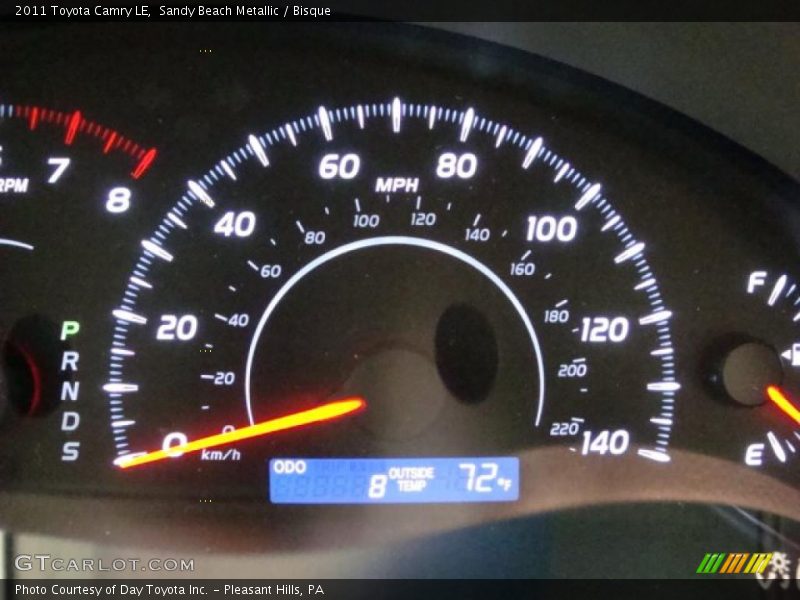 Sandy Beach Metallic / Bisque 2011 Toyota Camry LE