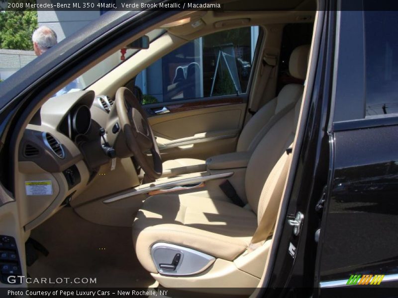 Verde Brook Metallic / Macadamia 2008 Mercedes-Benz ML 350 4Matic