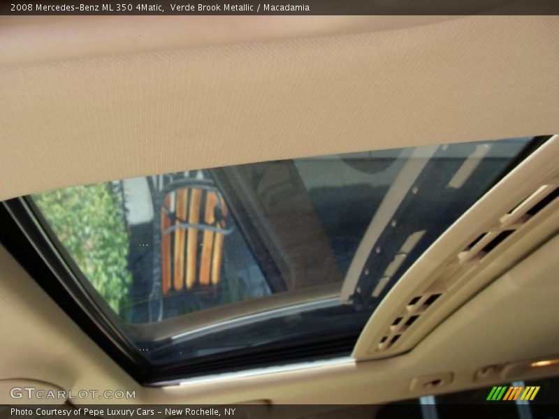Verde Brook Metallic / Macadamia 2008 Mercedes-Benz ML 350 4Matic
