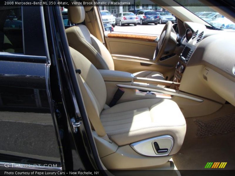 Verde Brook Metallic / Macadamia 2008 Mercedes-Benz ML 350 4Matic