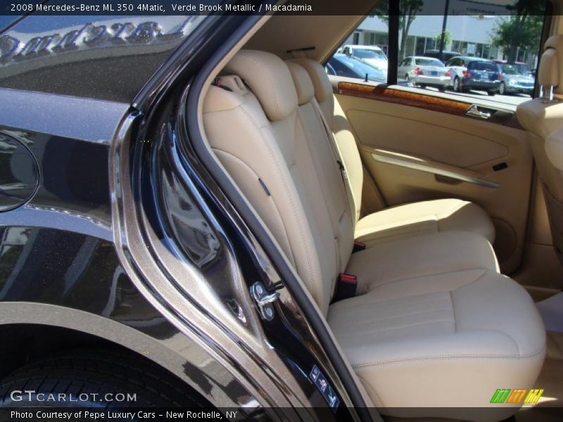 Verde Brook Metallic / Macadamia 2008 Mercedes-Benz ML 350 4Matic
