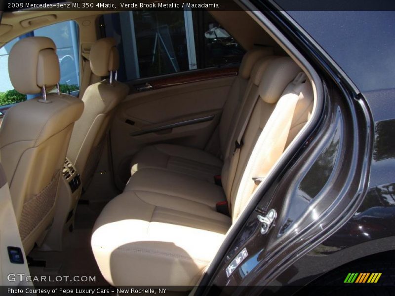 Verde Brook Metallic / Macadamia 2008 Mercedes-Benz ML 350 4Matic
