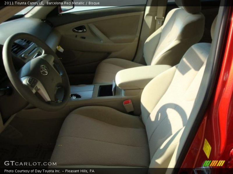 Barcelona Red Metallic / Bisque 2011 Toyota Camry LE