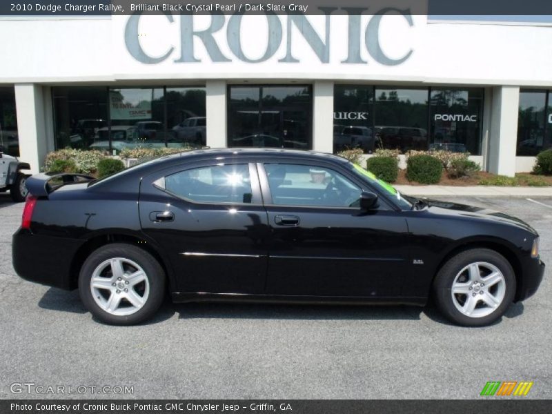 Brilliant Black Crystal Pearl / Dark Slate Gray 2010 Dodge Charger Rallye