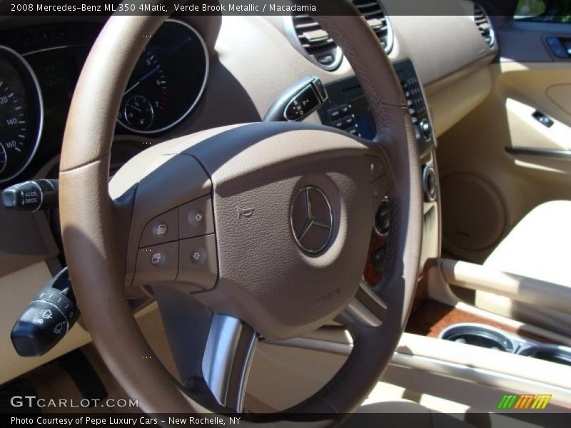 Verde Brook Metallic / Macadamia 2008 Mercedes-Benz ML 350 4Matic