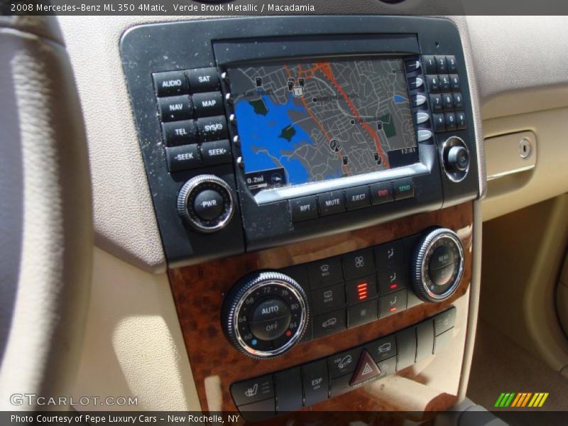 Verde Brook Metallic / Macadamia 2008 Mercedes-Benz ML 350 4Matic