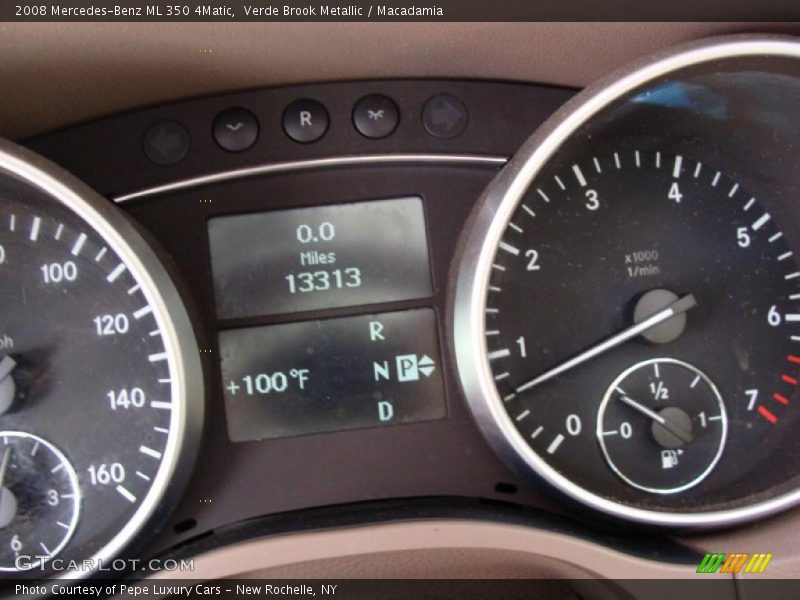 Verde Brook Metallic / Macadamia 2008 Mercedes-Benz ML 350 4Matic