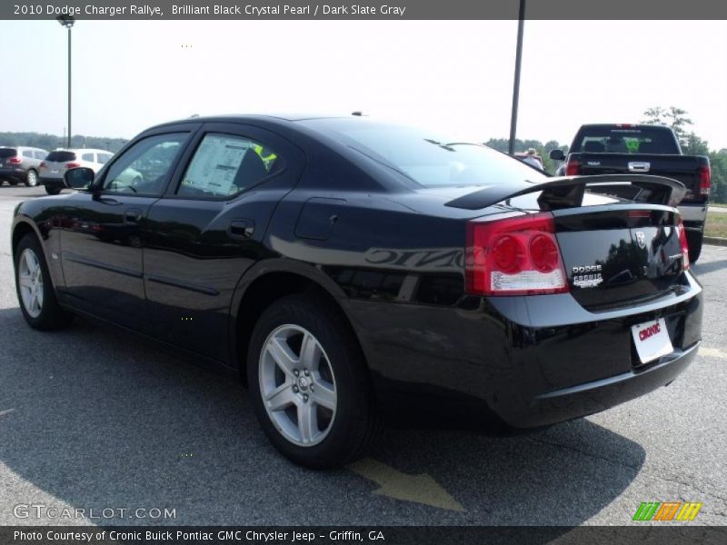 Brilliant Black Crystal Pearl / Dark Slate Gray 2010 Dodge Charger Rallye