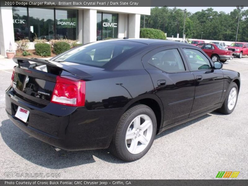 Brilliant Black Crystal Pearl / Dark Slate Gray 2010 Dodge Charger Rallye