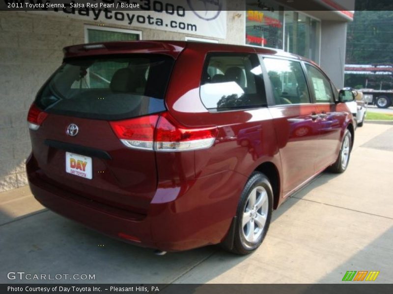 Salsa Red Pearl / Bisque 2011 Toyota Sienna