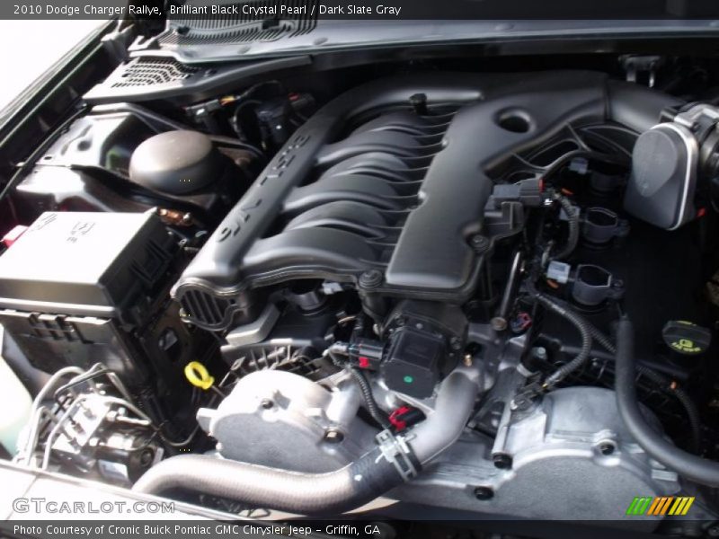 Brilliant Black Crystal Pearl / Dark Slate Gray 2010 Dodge Charger Rallye