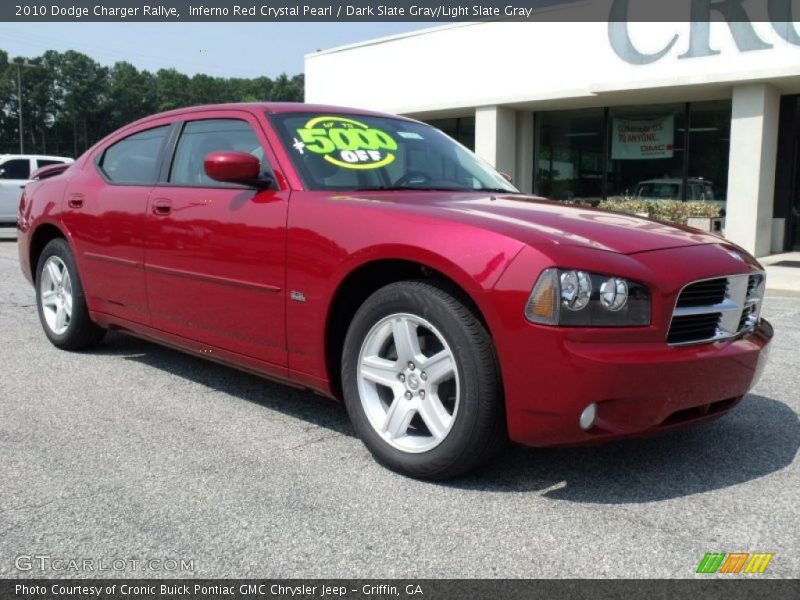 Inferno Red Crystal Pearl / Dark Slate Gray/Light Slate Gray 2010 Dodge Charger Rallye