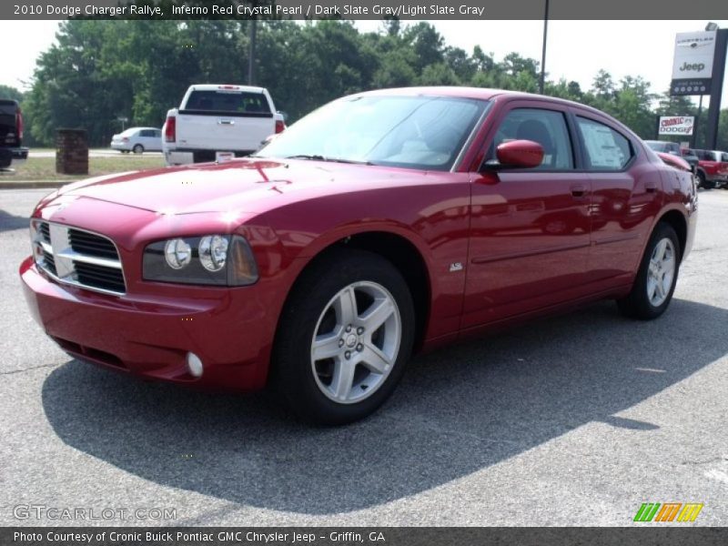 Inferno Red Crystal Pearl / Dark Slate Gray/Light Slate Gray 2010 Dodge Charger Rallye