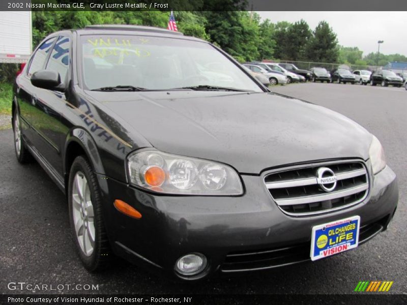 Gray Lustre Metallic / Frost 2002 Nissan Maxima GLE
