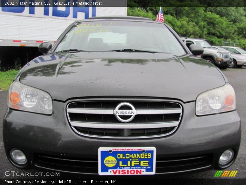 Gray Lustre Metallic / Frost 2002 Nissan Maxima GLE