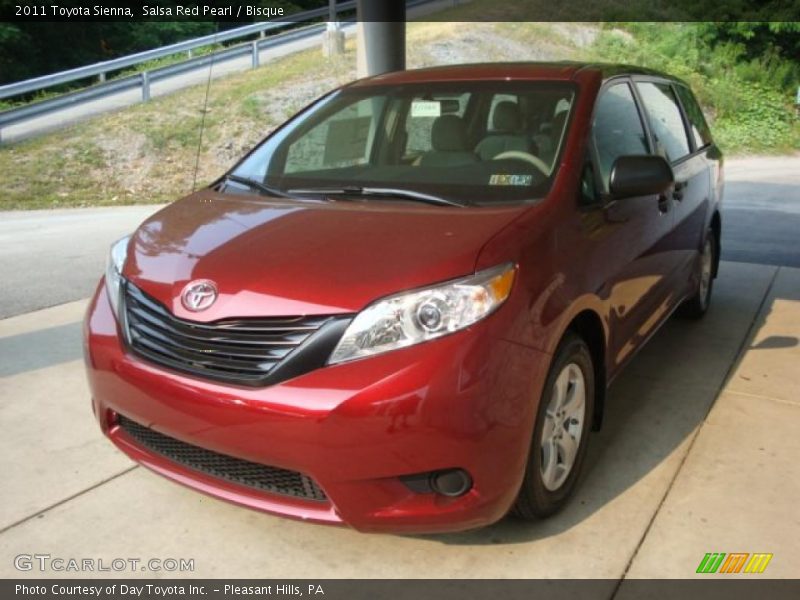 Salsa Red Pearl / Bisque 2011 Toyota Sienna