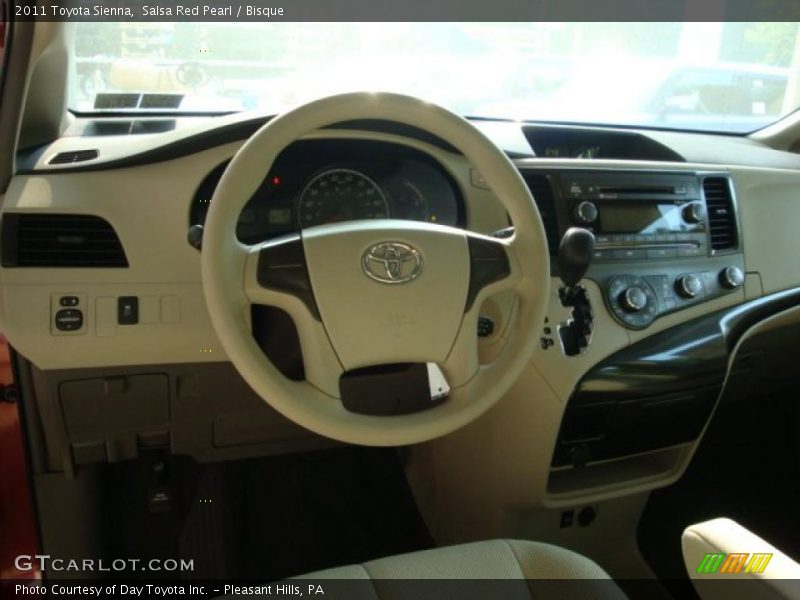 Salsa Red Pearl / Bisque 2011 Toyota Sienna