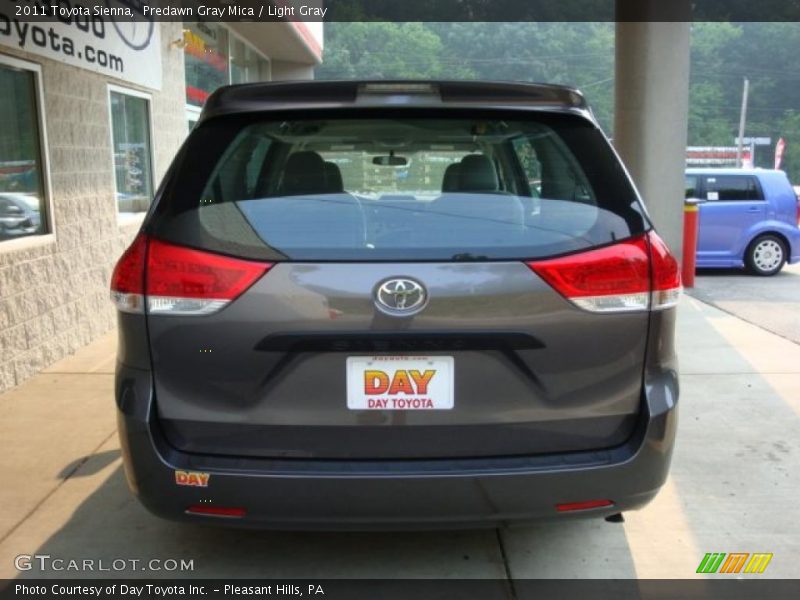 Predawn Gray Mica / Light Gray 2011 Toyota Sienna