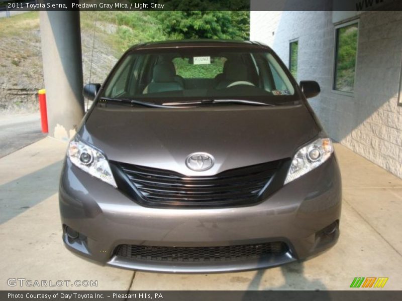Predawn Gray Mica / Light Gray 2011 Toyota Sienna