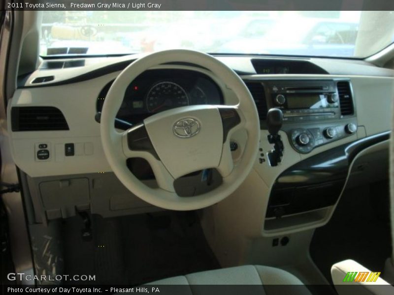Predawn Gray Mica / Light Gray 2011 Toyota Sienna