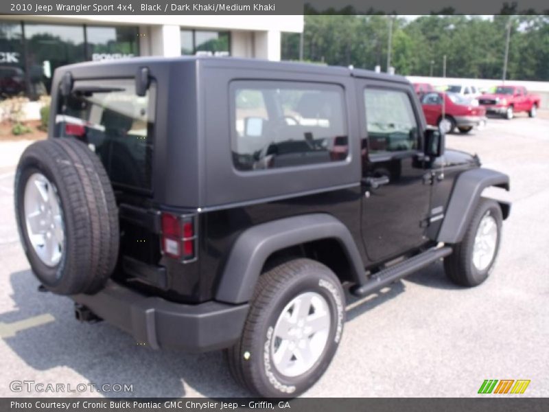 Black / Dark Khaki/Medium Khaki 2010 Jeep Wrangler Sport 4x4