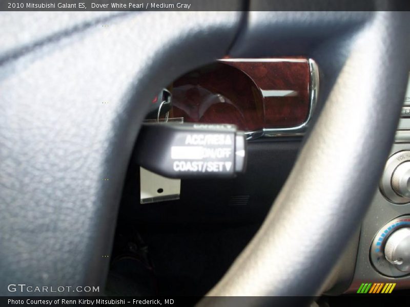 Dover White Pearl / Medium Gray 2010 Mitsubishi Galant ES