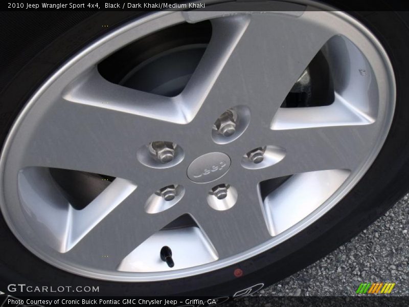 Black / Dark Khaki/Medium Khaki 2010 Jeep Wrangler Sport 4x4