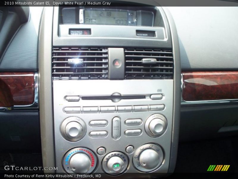 Dover White Pearl / Medium Gray 2010 Mitsubishi Galant ES