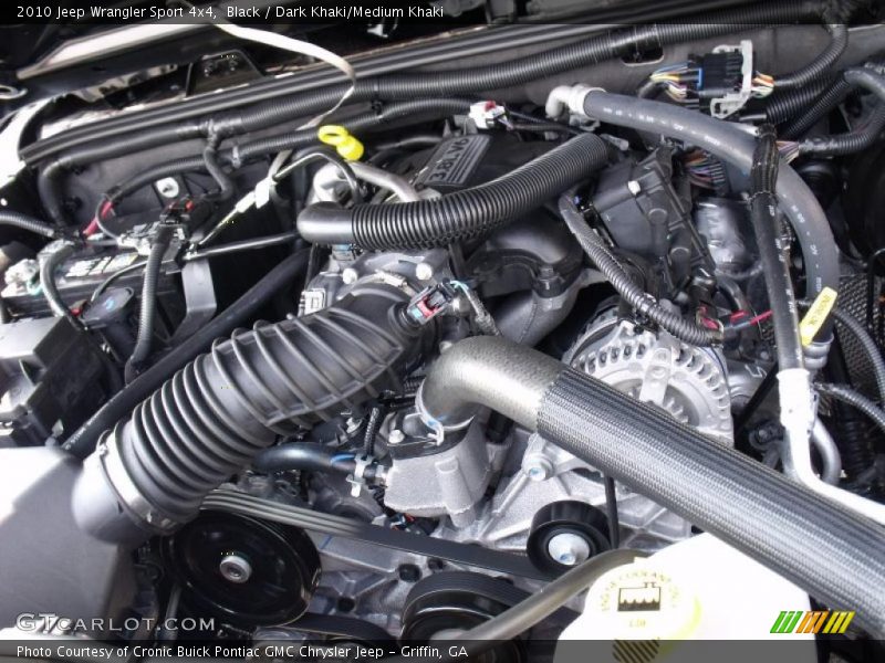 Black / Dark Khaki/Medium Khaki 2010 Jeep Wrangler Sport 4x4