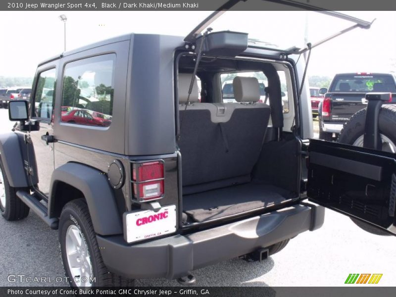 Black / Dark Khaki/Medium Khaki 2010 Jeep Wrangler Sport 4x4
