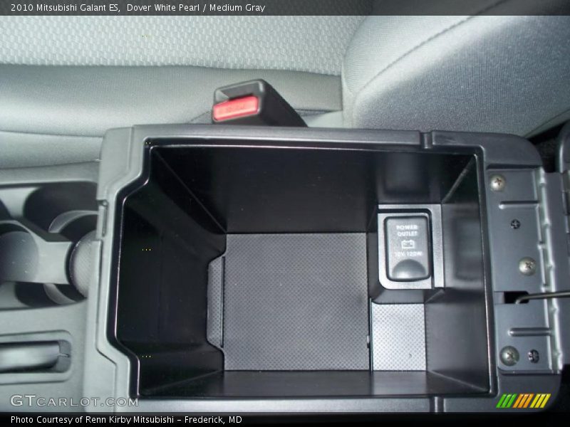Dover White Pearl / Medium Gray 2010 Mitsubishi Galant ES